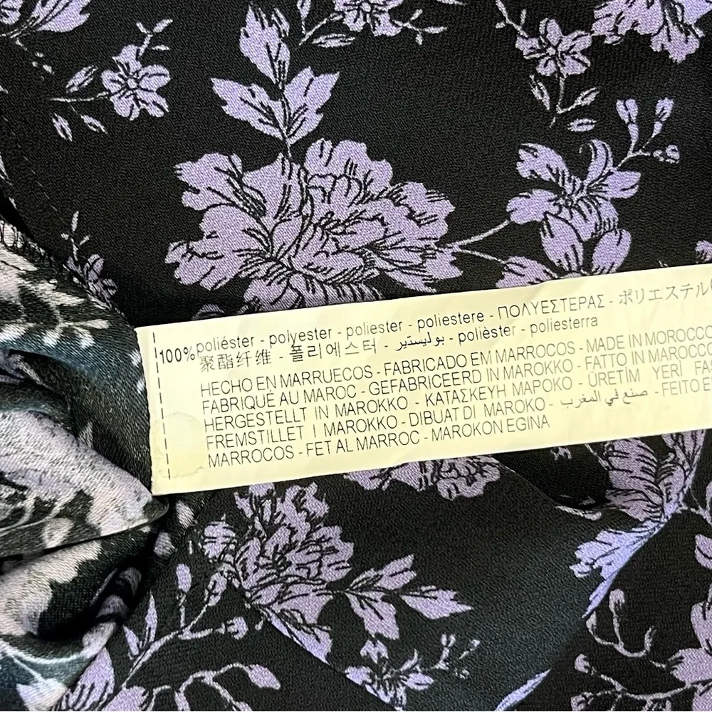 ZARA Floral Blazer Style Long Sleeve Romper Small